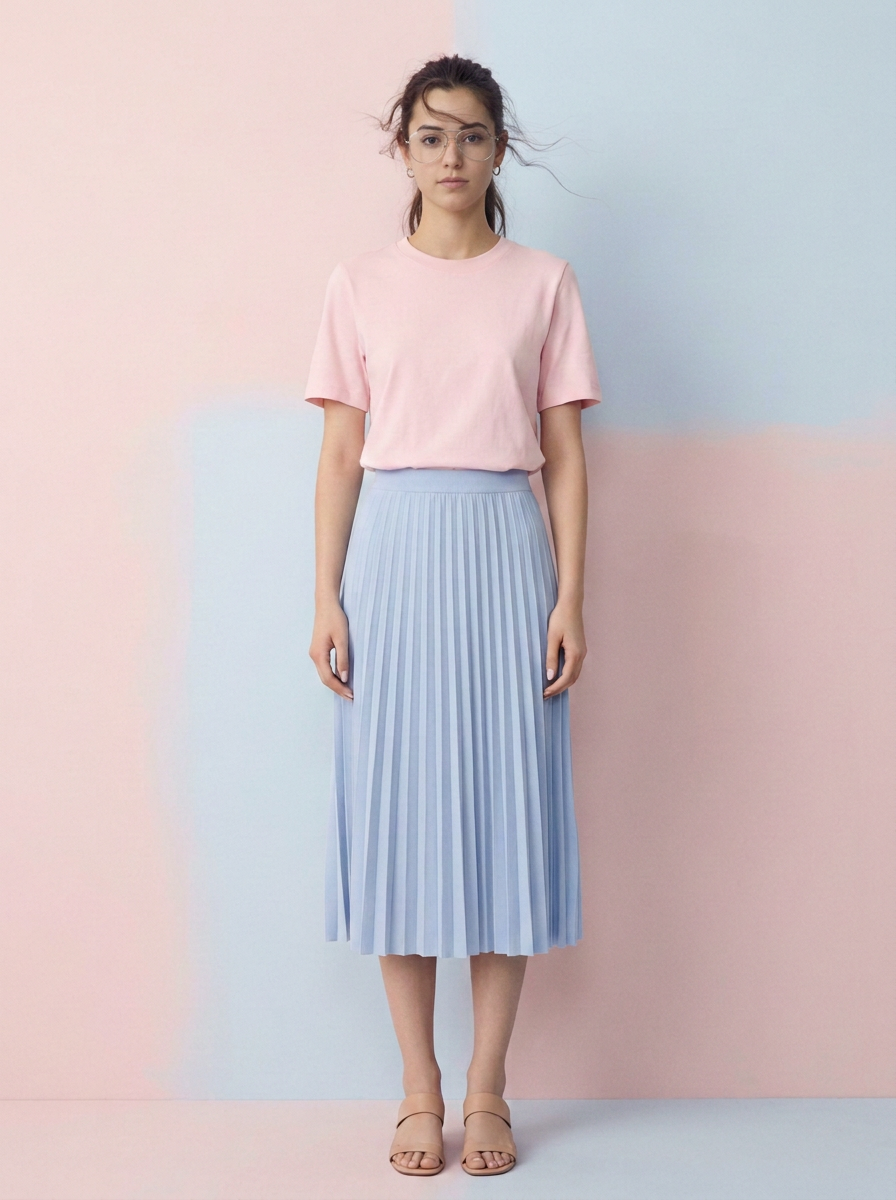 Pastel Wall modest outfit inspiration